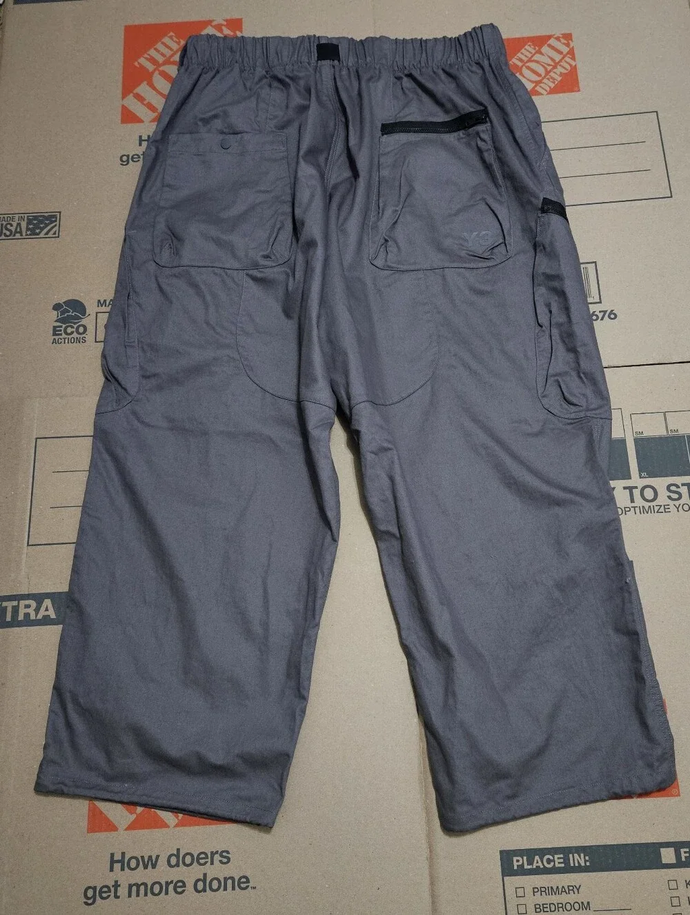 Adidas Y3 UT Twill Cargo Grey Pants